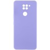 Чохол Silicone Cover Lakshmi Full Camera (AAA) для Xiaomi Redmi Note 9 / Redmi 10X Бузковий / Dasheen
