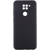 Чохол Silicone Cover Lakshmi Full Camera (AAA) для Xiaomi Redmi Note 9 / Redmi 10X Чорний / Black