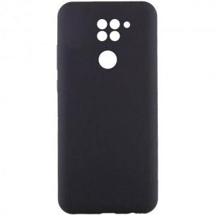 Чохол Silicone Cover Lakshmi Full Camera (AAA) для Xiaomi Redmi Note 9 / Redmi 10X Чорний / Black