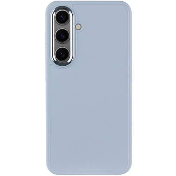 TPU чохол Bonbon Metal Style для Samsung Galaxy S24 / S25 Блакитний / Mist blue