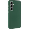TPU чехол Bonbon Metal Style для Samsung Galaxy S24 / S25 Зеленый / Army green