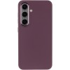TPU чохол Bonbon Metal Style для Samsung Galaxy S24+ / S25+ Бордовий / Plum