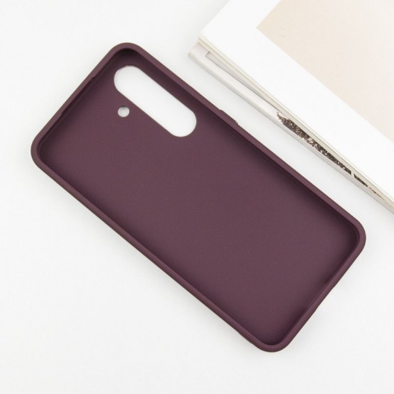 TPU чохол Bonbon Metal Style для Samsung Galaxy S24+ / S25+ Бордовий / Plum