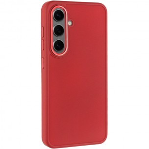 TPU чехол Bonbon Metal Style для Samsung Galaxy S24+ / S25+ Красный / Red