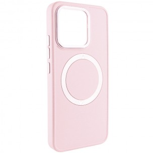 TPU чехол Bonbon Metal Style with MagSafe для Xiaomi 14 Pro Розовый / Light Pink