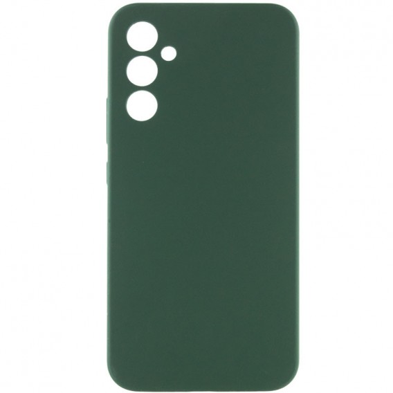 Чохол Silicone Cover Lakshmi Full Camera (AAA) для Samsung Galaxy S24 Зелений / Cyprus Green