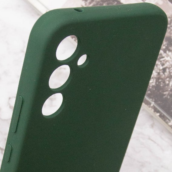 Чохол Silicone Cover Lakshmi Full Camera (AAA) для Samsung Galaxy S24 Зелений / Cyprus Green