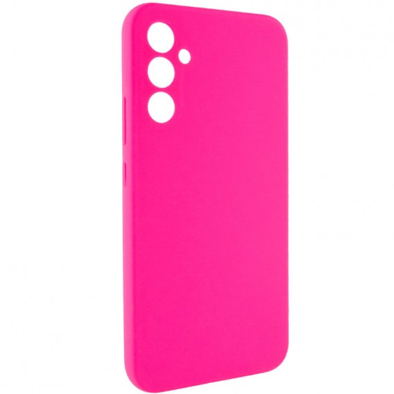 Чохол Silicone Cover Lakshmi Full Camera (AAA) для Samsung Galaxy S24 Рожевий / Barbie pink