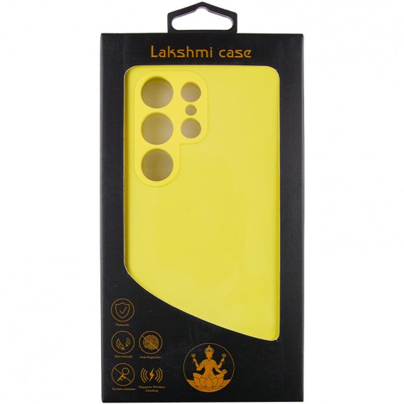 Чохол Silicone Cover Lakshmi Full Camera (AAA) для Samsung Galaxy S24 Ultra Жовтий / Yellow