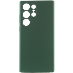 Чехол Silicone Cover Lakshmi Full Camera (AAA) для Samsung Galaxy S24 Ultra Зеленый / Cyprus Green
