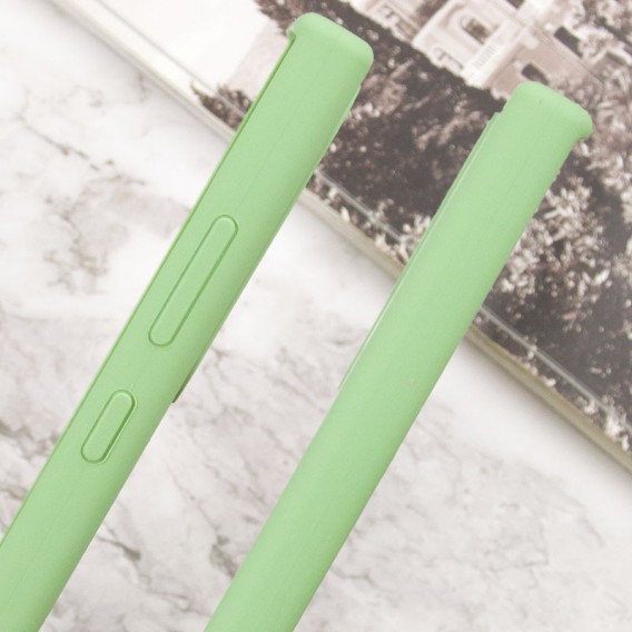 Чохол Silicone Cover Lakshmi Full Camera (AAA) для Samsung Galaxy S24 Ultra М'ятний / Mint