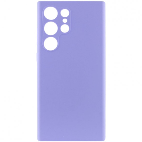 Чехол Silicone Cover Lakshmi Full Camera (AAA) для Samsung Galaxy S24 Ultra Сиреневый / Dasheen