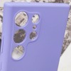 Чехол Silicone Cover Lakshmi Full Camera (AAA) для Samsung Galaxy S24 Ultra Сиреневый / Dasheen