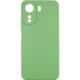 Чехол Silicone Cover Lakshmi Full Camera (AAA) для Xiaomi Redmi 13C / Poco C65 Мятный / Mint
