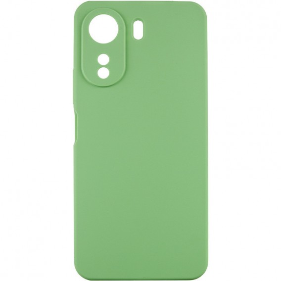 Чехол Silicone Cover Lakshmi Full Camera (AAA) для Xiaomi Redmi 13C / Poco C65 Мятный / Mint