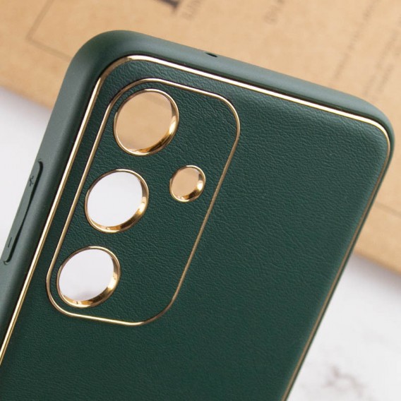 Кожаный чехол Xshield для Samsung Galaxy S24 Зеленый / Army Green