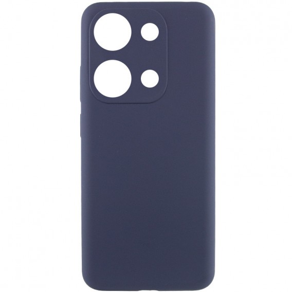 Чехол Silicone Cover Lakshmi Full Camera (AAA) для Xiaomi Redmi Note 13 Pro 4G / Poco M6 Pro 4G Темно-синий / Midnight blue