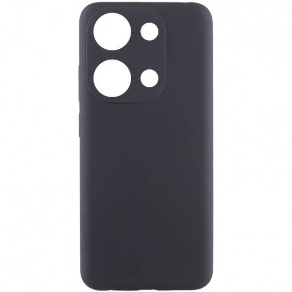 Чохол Silicone Cover Lakshmi Full Camera (AAA) для Xiaomi Redmi Note 13 Pro 4G / Poco M6 Pro 4G Чорний / Black