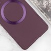 TPU чохол Bonbon Metal Style with MagSafe для Samsung Galaxy A25 5G Бордовий / Plum