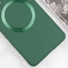 TPU чохол Bonbon Metal Style with MagSafe для Samsung Galaxy A25 5G Зелений / Army Green