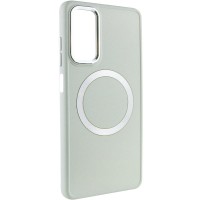 TPU чохол Bonbon Metal Style with MagSafe для Samsung Galaxy A25 5G Білий / White