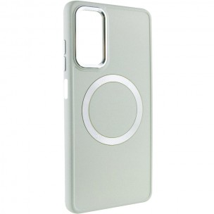 TPU чехол Bonbon Metal Style with MagSafe для Samsung Galaxy A25 5G Белый / White