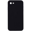 Чохол Silicone Case Square Full Camera Protective (AA) NOLOGO для Apple iPhone 6/6s (4.7") Чорний / Black