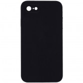 Чехол Silicone Case Square Full Camera Protective (AA) NOLOGO для Apple iPhone 6/6s (4.7 дюйма) Черный / Black