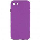 Чехол Silicone Case Square Full Camera Protective (AA) NOLOGO для Apple iPhone 6/6s (4.7 дюйма) Фиолетовый / Grape