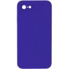 Чехол Silicone Case Square Full Camera Protective (AA) NOLOGO для Apple iPhone 6/6s (4.7") Фиолетовый / Ultra Violet