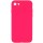 Чохол Silicone Case Square Full Camera Protective (AA) NOLOGO для Apple iPhone 6/6s (4.7") Рожевий / Barbie pink