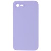 Чохол Silicone Case Square Full Camera Protective (AA) NOLOGO для Apple iPhone 6/6s (4.7") Бузковий / Dasheen
