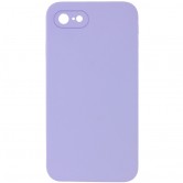 Чехол Silicone Case Square Full Camera Protective (AA) NOLOGO для Apple iPhone 6/6s (4.7 дюйма) Сиреневый / Dasheen