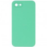 Чехол Silicone Case Square Full Camera Protective (AA) NOLOGO для Apple iPhone 6/6s (4.7 дюйма) Зеленый / Spearmint