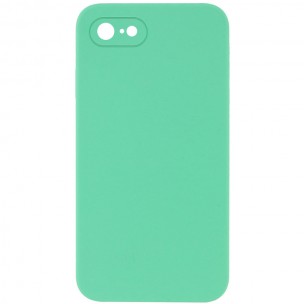 Чехол Silicone Case Square Full Camera Protective (AA) NOLOGO для Apple iPhone 6/6s (4.7 дюйма) Зеленый / Spearmint