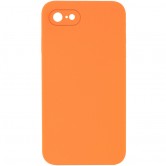 Чехол Silicone Case Square Full Camera Protective (AA) NOLOGO для Apple iPhone 6/6s (4.7 дюйма) Оранжевый / Papaya