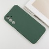 Чохол Silicone Cover Lakshmi Full Camera (AAA) для Samsung Galaxy A35 Зелений / Cyprus Green
