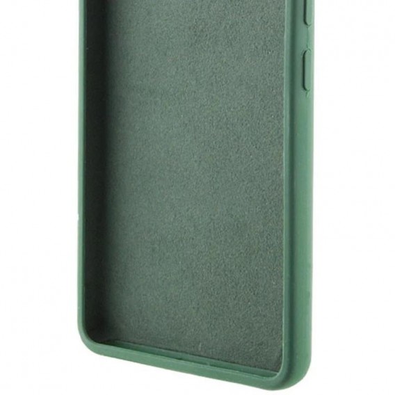 Чохол TPU GETMAN Liquid Silk Full Camera для Motorola Moto G04 / E14 Зелений / Dark green