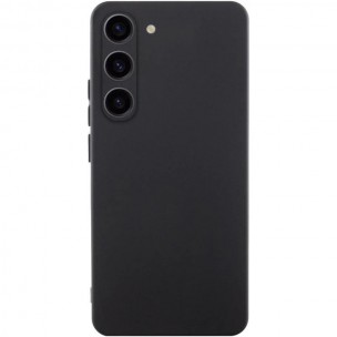 Чехол TPU GETMAN Liquid Silk Full Camera для Samsung Galaxy S21 FE Черный / Black