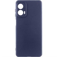 Чохол Silicone Cover Lakshmi Full Camera (AA) для Motorola Moto G85 Синій / Midnight Blue
