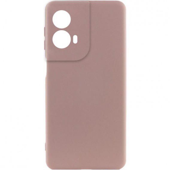 Чохол Silicone Cover Lakshmi Full Camera (AA) для Motorola Moto G85 Рожевий / Pink Sand