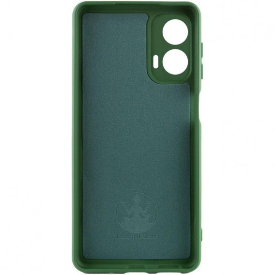 Чохол Silicone Cover Lakshmi Full Camera (AA) для Motorola Moto G85 Зелений / Dark green