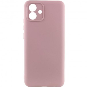 Чехол Silicone Cover Lakshmi Full Camera (AA) для Samsung Galaxy A04e Розовый / Pink Sand