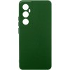 Чехол Silicone Cover Lakshmi Full Camera (AA) для Realme C65 4G Зеленый / Dark green