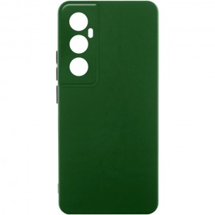 Чехол Silicone Cover Lakshmi Full Camera (AA) для Realme C65 4G Зеленый / Dark green