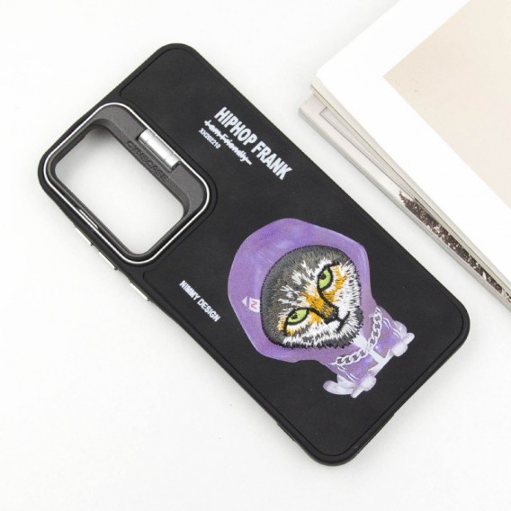 TPU+PC чохол Friends для Xiaomi Redmi 13C / Poco C65 Black Cat