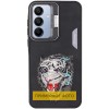 TPU+PC чохол Friends для Xiaomi Redmi 14C / Poco C75 Black Tiger