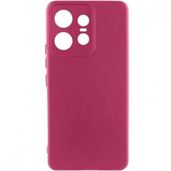Чехол Silicone Cover Lakshmi Full Camera (AA) для Motorola Edge 50 Pro Бордовый / Marsala