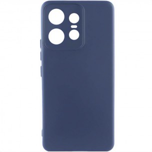 Чехол Silicone Cover Lakshmi Full Camera (AA) для Motorola Edge 50 Pro Синий / Midnight Blue