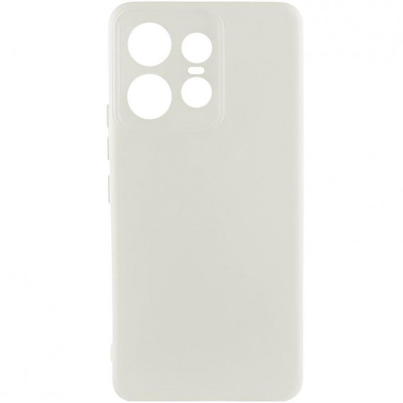 Чехол Silicone Cover Lakshmi Full Camera (AA) для Motorola Edge 50 Pro Белый / White